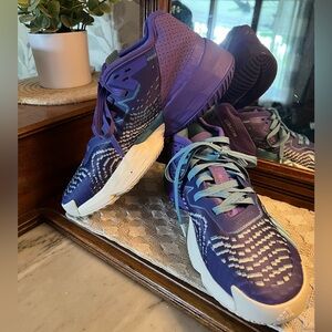 ADIDAS Donovan‎ Mitchell D.O.N. Issue 4 Basketball Sneakers Purple Teal Men Sz 8